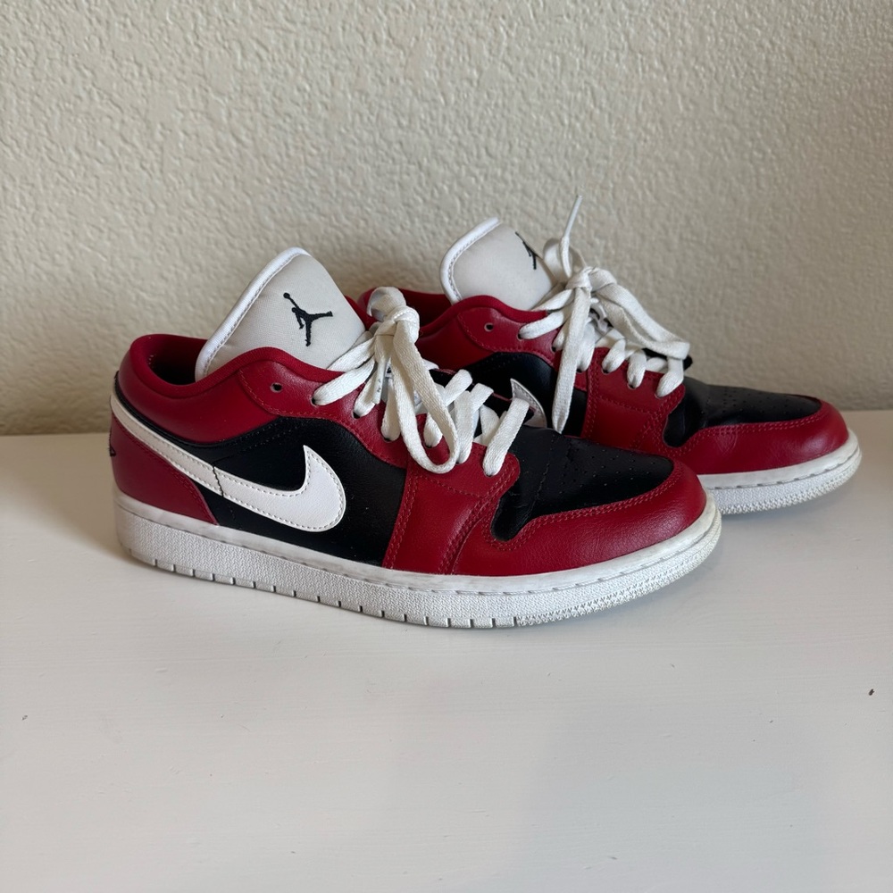 Nike Air Jordan Low Red and Black Sneakers